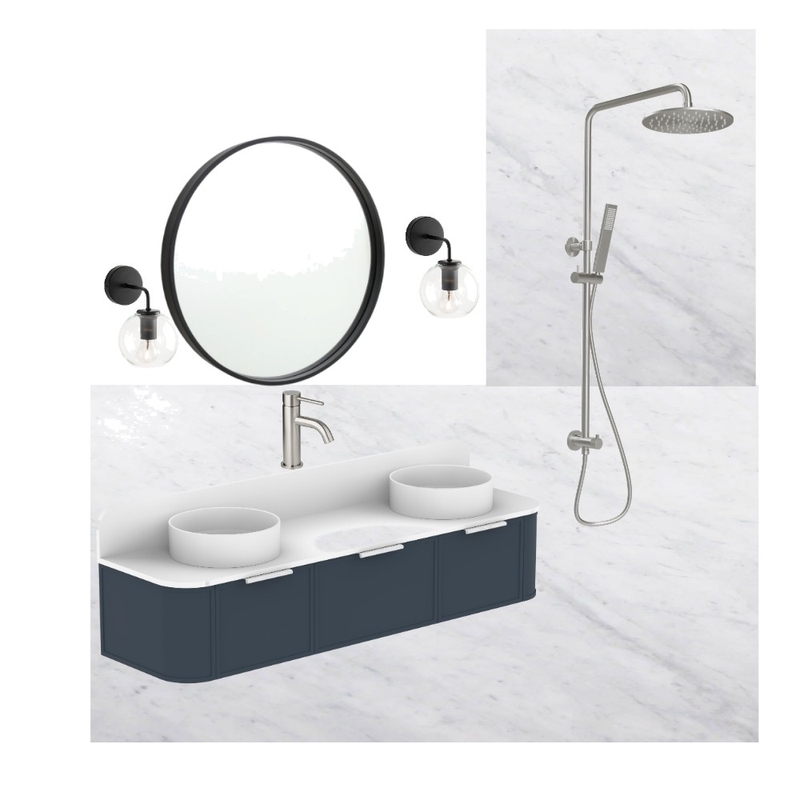 bath moodboard - light blue carrara - 6 azolla place Mood Board by terra spatial design on Style Sourcebook
