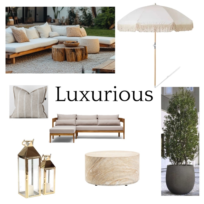 Luxurious Backyard - Renwick Project Mood Board by KPP on Style Sourcebook