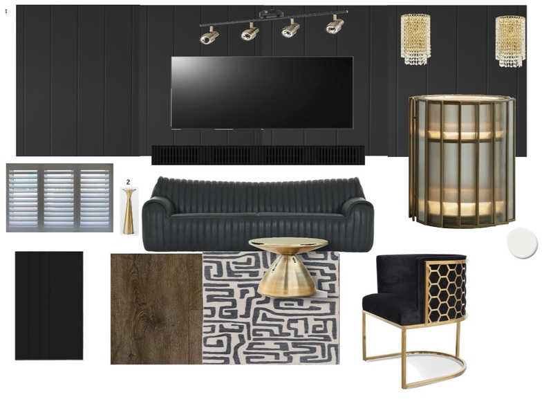 Media Room Mood Board by saloni.devwork@gmail.com on Style Sourcebook