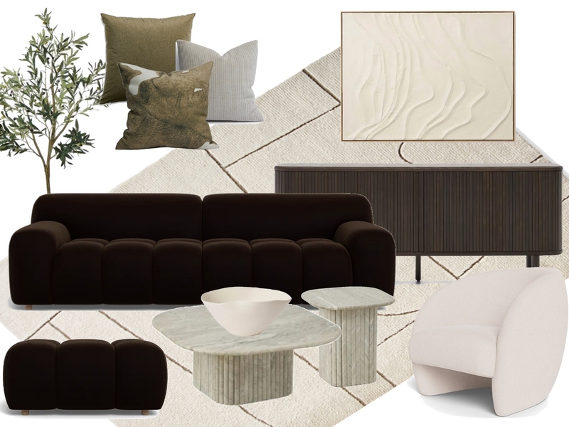16 paris street, west end. living room 2 Mood Board by tlaws on Style Sourcebook