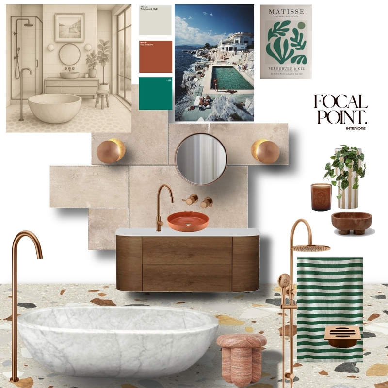 Ensuite - Eden Roc Mood Board by Focal Point Interior on Style Sourcebook