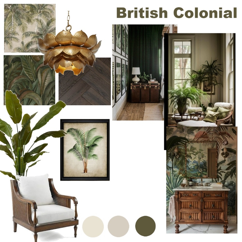 British Colonial Mood Board by amelia speed on Style Sourcebook
