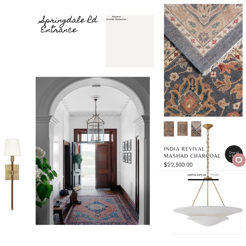 Entrance Robert & Susan Springdale Rd Killara Mood Board by LouiseHutchinson on Style Sourcebook