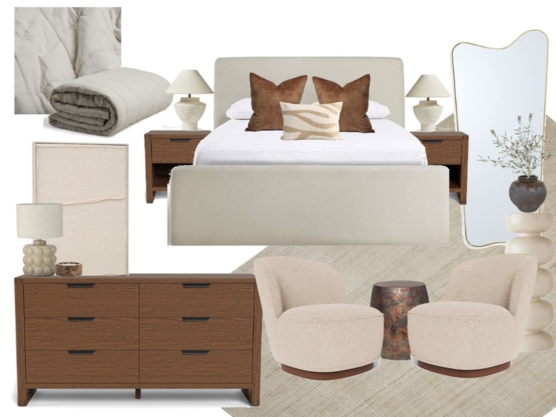 16 paris street, west end. master bedroom Mood Board by tlaws on Style Sourcebook