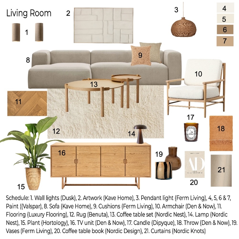 Living Room Mood Board by ehornby13 on Style Sourcebook