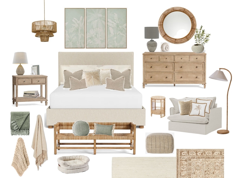 Coastal Style Bedroom Mood Board by Sarah Jennifer on Style Sourcebook