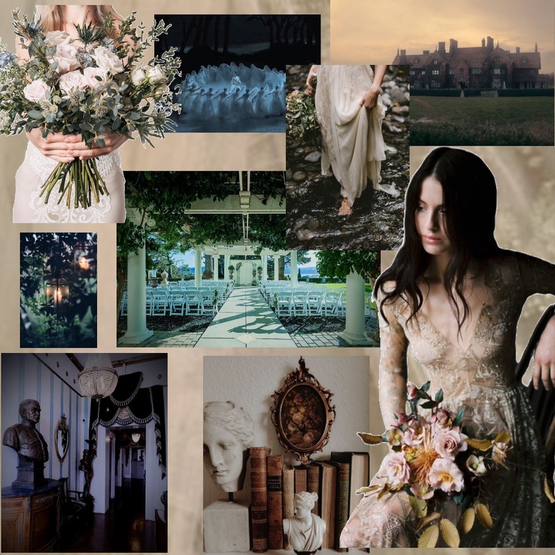 Ghostly, Bush and Blues Wedding Mood Board by Mindina7 on Style Sourcebook