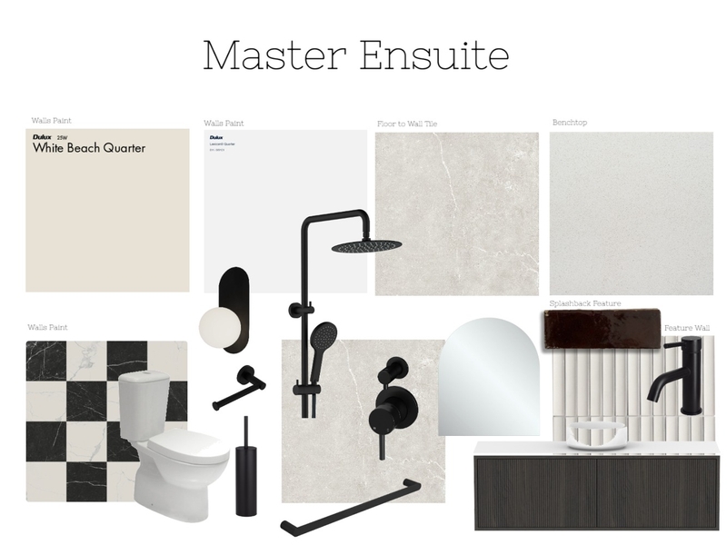 Final Master ensuite black white checks Mood Board by soriyacharlie on Style Sourcebook