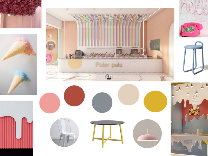 ice cream parlor Mood Board by Hamda on Style Sourcebook