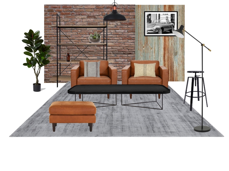 Industrial Sample Board Mood Board by AugustoR on Style Sourcebook