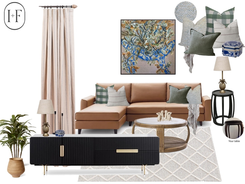 Lounge Room - Wallace Mood Board by Ivy + Finch Design on Style Sourcebook