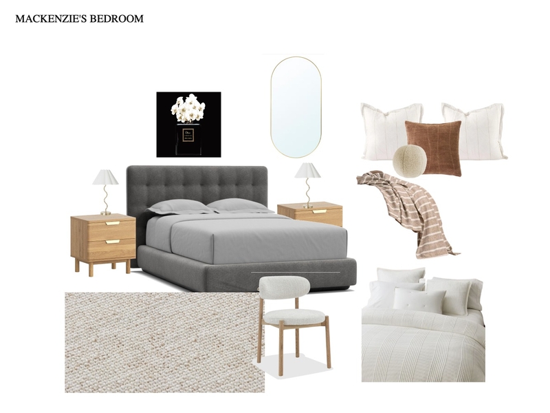 Mackenzie's Bedroom Mood Board by Ambleside Styling on Style Sourcebook