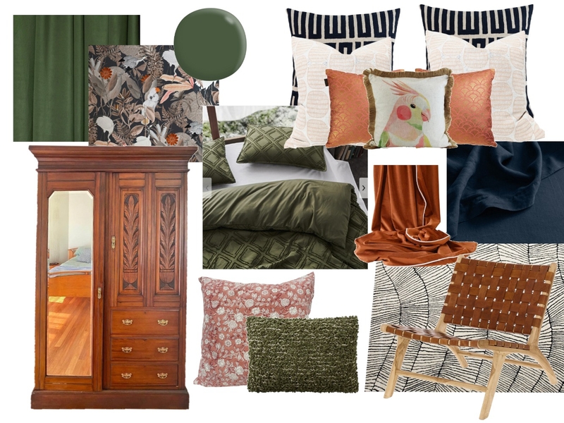 country bedroom. Mood Board by Bold and Personal Designs on Style Sourcebook