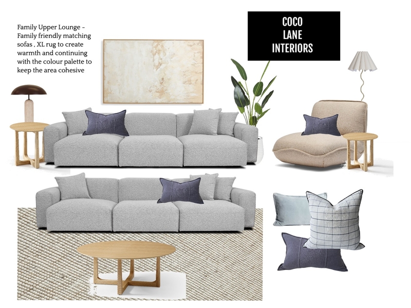 City Beach - Family Lounge Mood Board by CocoLane Interiors on Style Sourcebook
