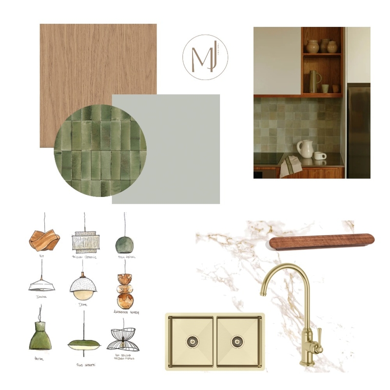 Mid Century Modern Mood Board by MJ Designs on Style Sourcebook