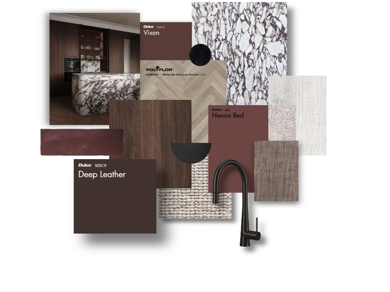 Sample Board Burgundy Mood Board by Aimee.Donohoe on Style Sourcebook