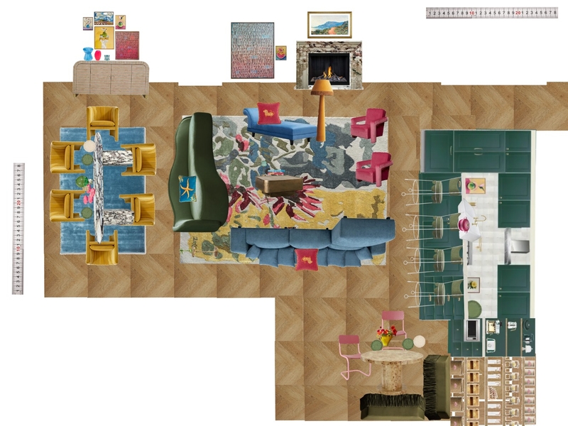 Great Room Space Planning Scale Mood Board by dl2407 on Style Sourcebook