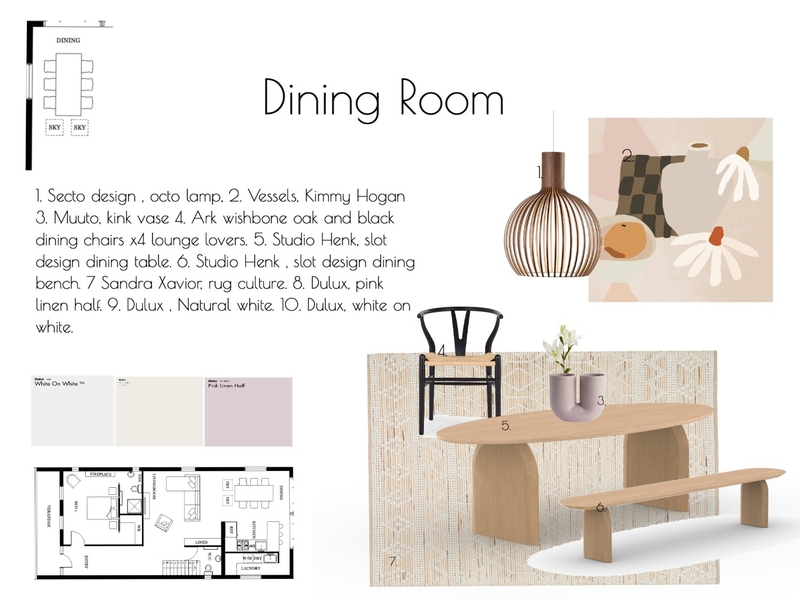 Dining room Mood Board by MSP Styling & Design on Style Sourcebook