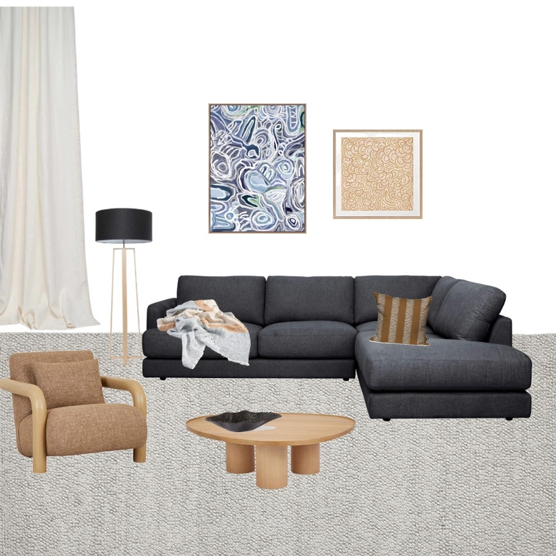 K&J Living Area_1.2 Mood Board by interiorsbyleesh@gmail.com on Style Sourcebook