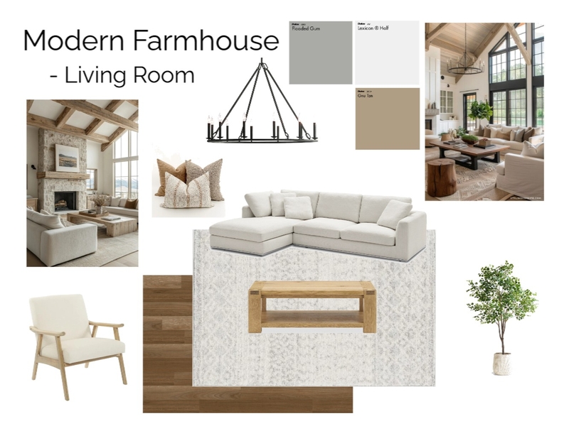Modern Farmhouse Mood Board by jon246t@gmail.com on Style Sourcebook