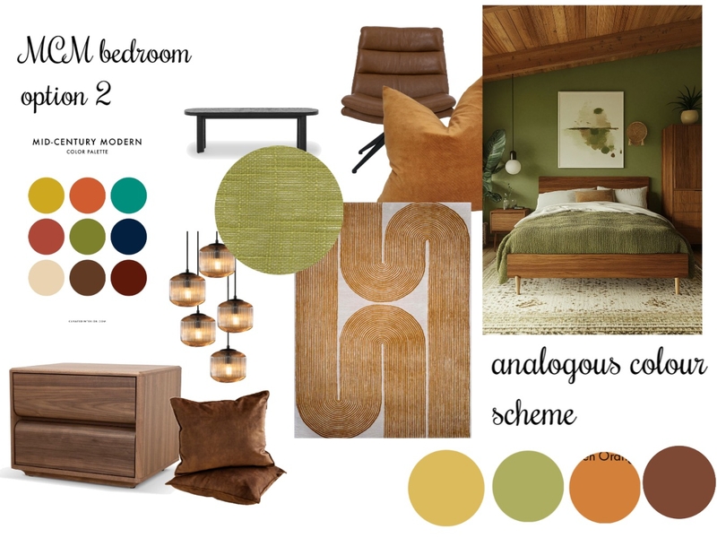 Mcm bedroom option 2 Mood Board by DMQuinn on Style Sourcebook