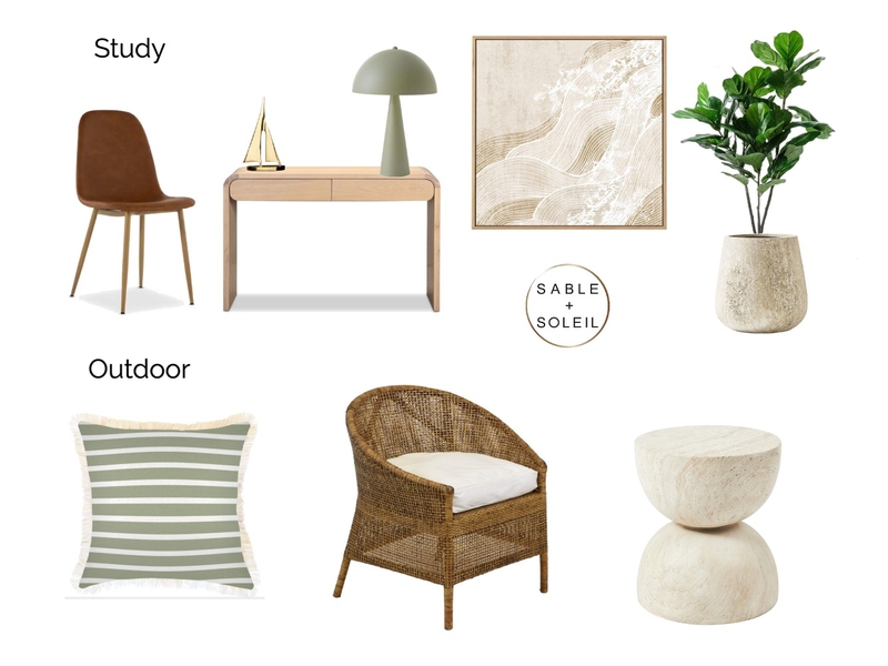 Urraween Display - Study + Outdoor Mood Board by Sable + Soleil on Style Sourcebook