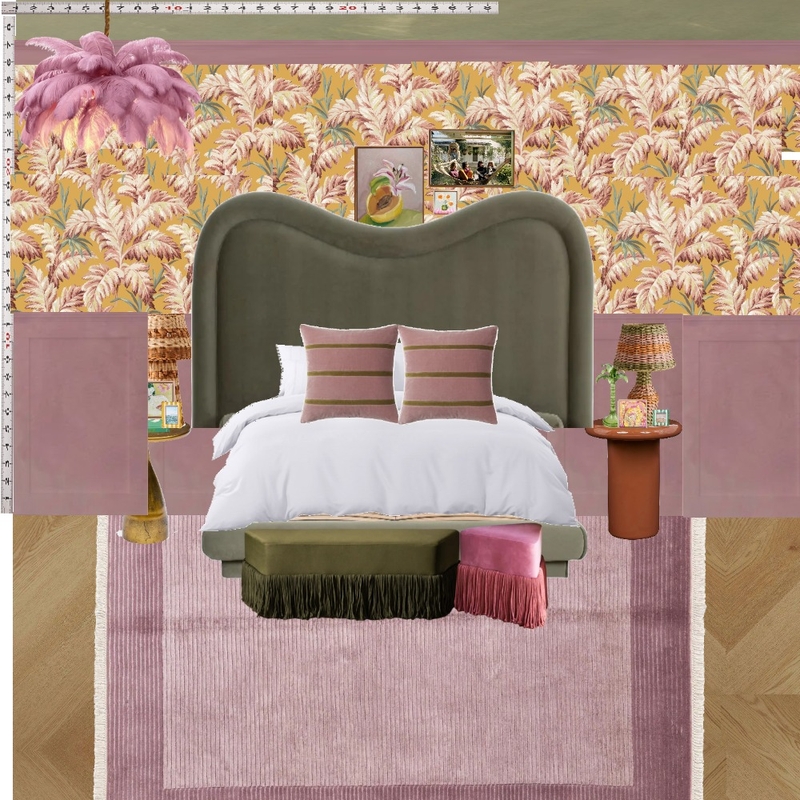 Old Hollywood Bedroom Wall Mood Board by dl2407 on Style Sourcebook