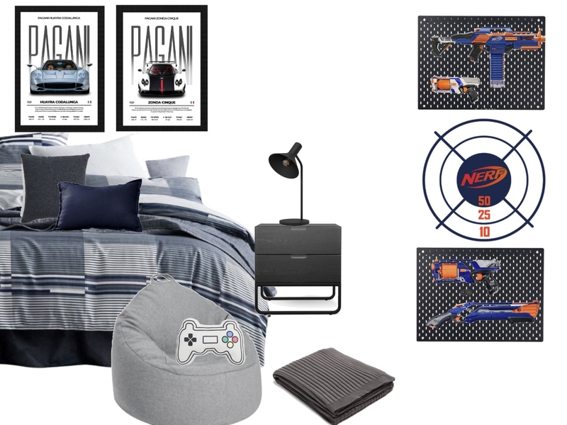 Boy Bedroom - Car Concept Mood Board by The Ginger Stylist on Style Sourcebook