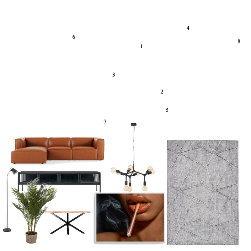 Industrial lounge room Mood Board by donnellamerrett@yahoo.com.au on Style Sourcebook
