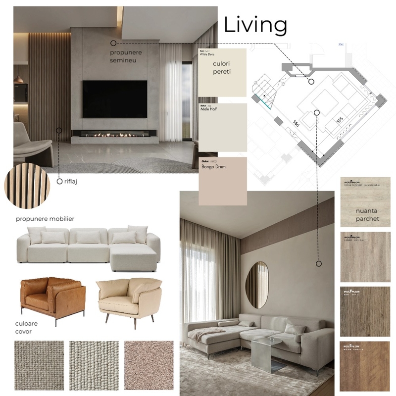 Living Ciobanu Mood Board by Sonja D. on Style Sourcebook