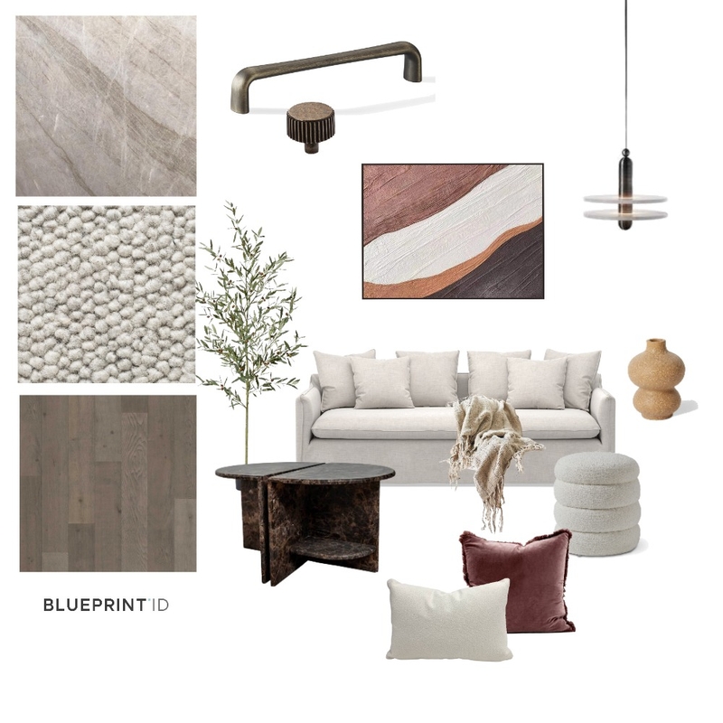 Grounded Living Mood Board by Blueprint Interior Design on Style Sourcebook