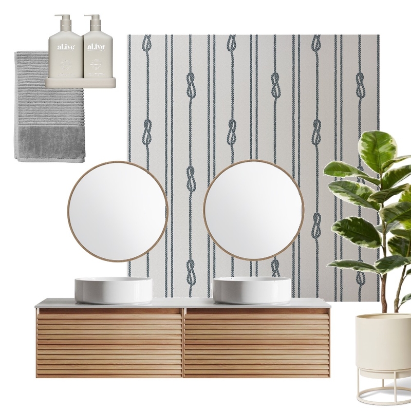 Nautical Wallpaper Mood Board by Walkitart on Style Sourcebook