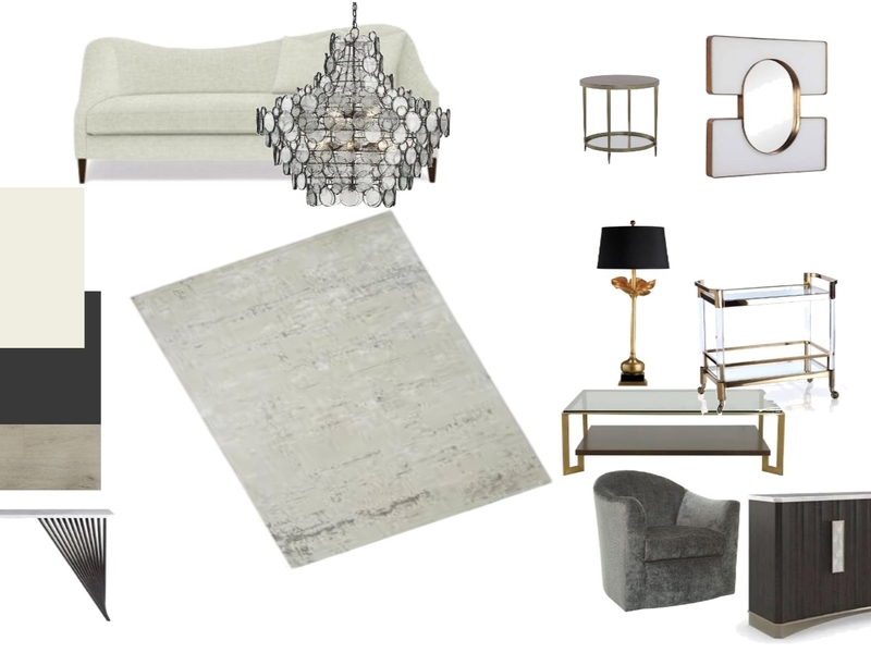 Mid-Century Mod Living Room C, by Jessica Slade, Norwood Furniture Mood Board by Jessica on Style Sourcebook