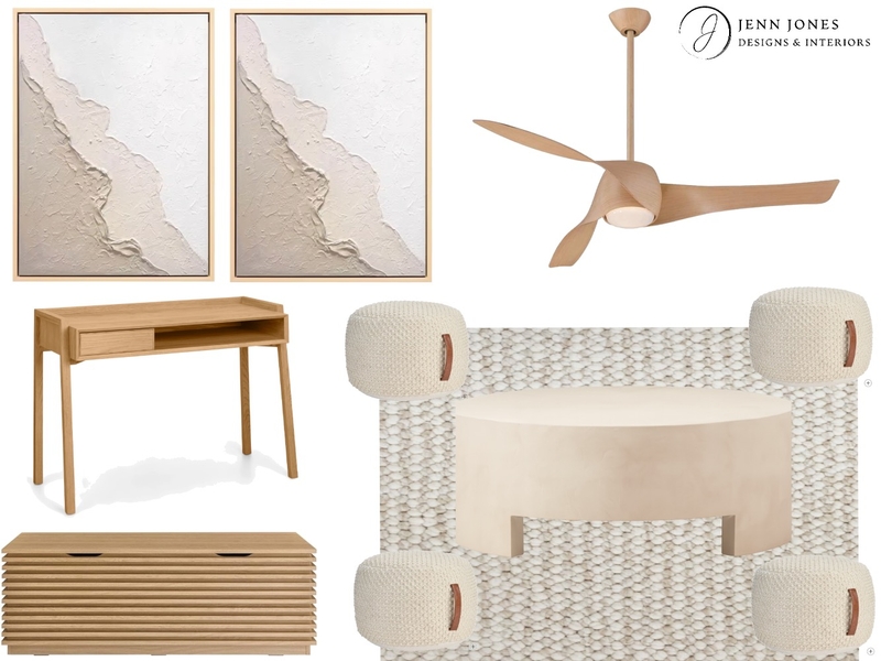 Van Game Room with Desk Mood Board by Jennjonesdesigns@gmail.com on Style Sourcebook