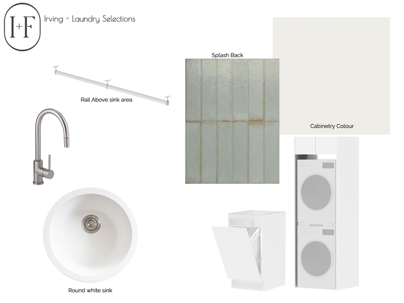 Laundry - Irving Mood Board by Ivy + Finch Design on Style Sourcebook