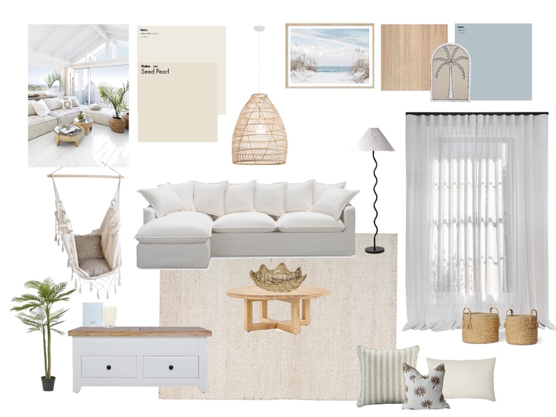 COASTAL- mood board, living room Mood Board by teangiford on Style Sourcebook