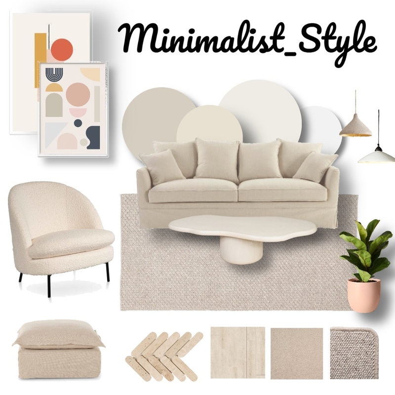 Minimalist style mood board Mood Board by fateme010 on Style Sourcebook