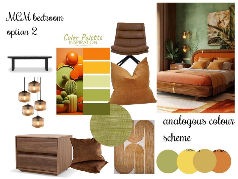 Mcm bedroom option 2 Mood Board by DMQuinn on Style Sourcebook