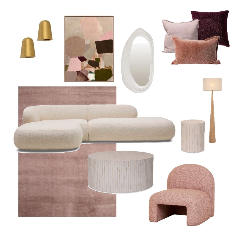 Burgundy and plum living Mood Board by envisual design on Style Sourcebook