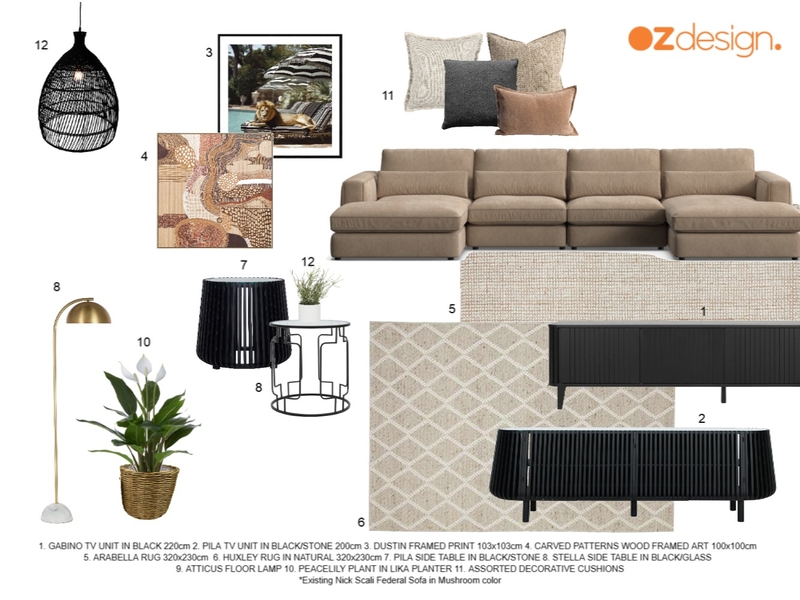 Main Living - Maree Ratcliffe Mood Board by Oz Design on Style Sourcebook