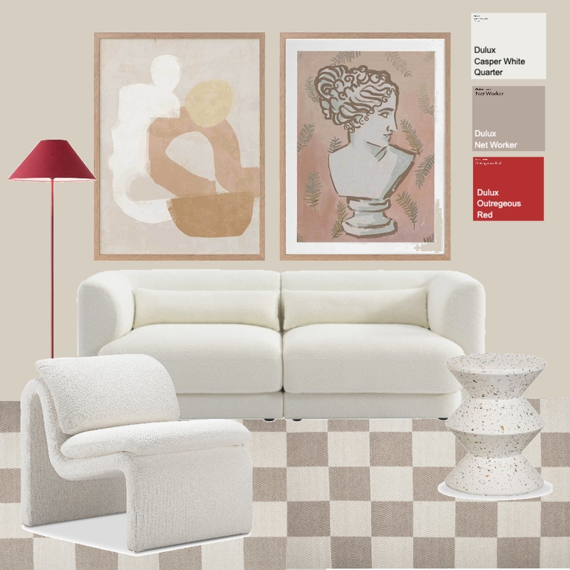 The Red Theory Mood Board by My Interior Designers on Style Sourcebook