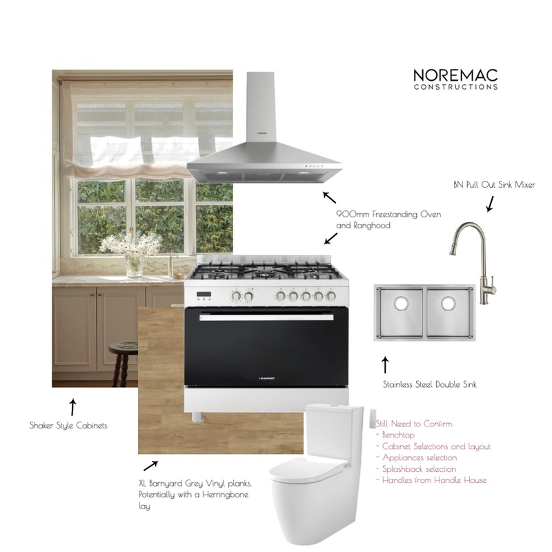 Kitchen Mood Board by Noremac Constructions on Style Sourcebook