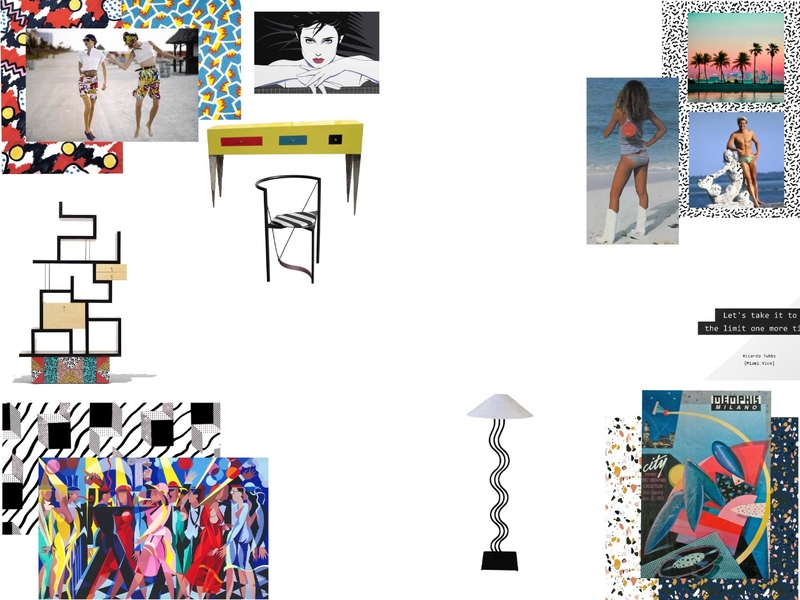 Memphis in Miami (circa 83) Mood Board by allisongolden on Style Sourcebook