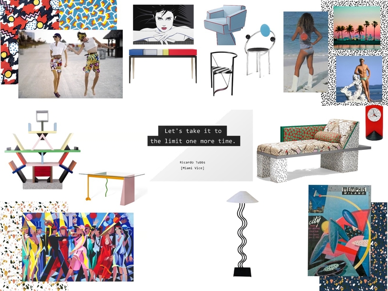 Memphis in Miami (circa 83) Mood Board by allisongolden on Style Sourcebook