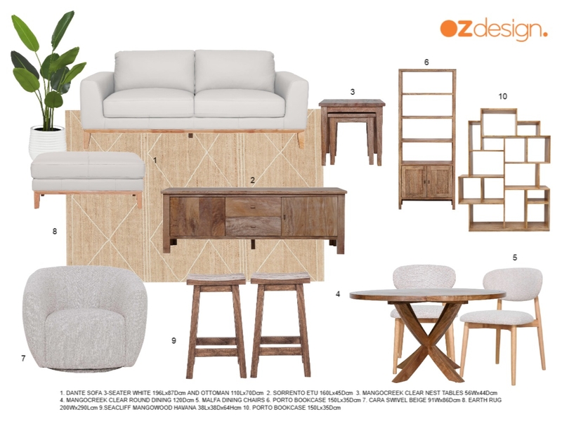 Donna Margetts - Living & Dining 3 Mood Board by Oz Design on Style Sourcebook
