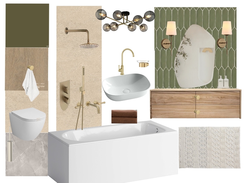 Коллаж санузла Mood Board by Iora on Style Sourcebook