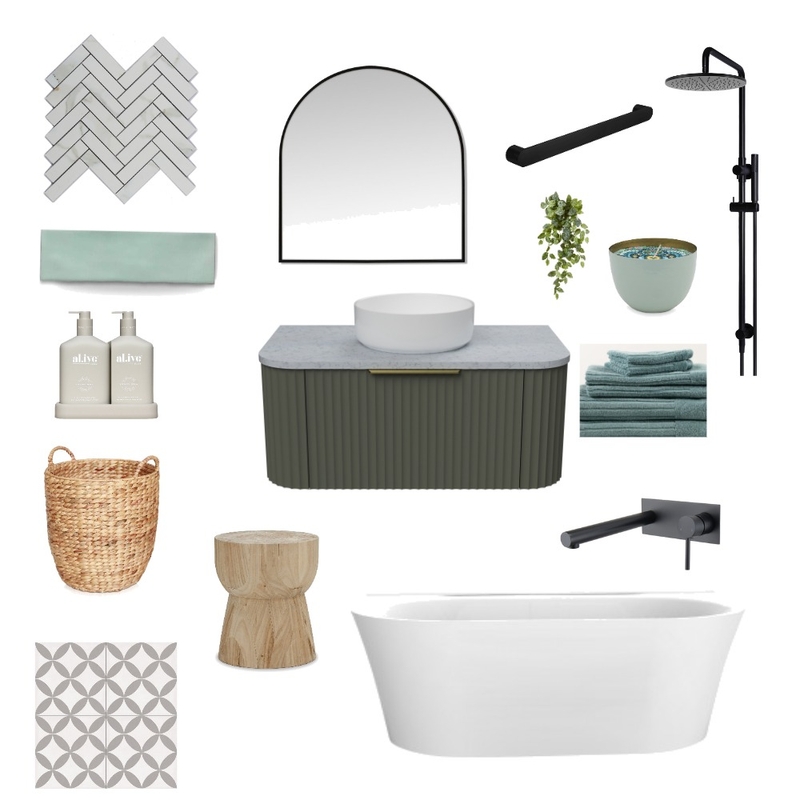 modern bathroom Mood Board by Sam Neil on Style Sourcebook