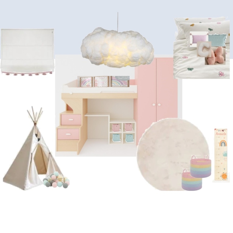 niña dormitorio cama Mood Board by Studiohomeluxury on Style Sourcebook