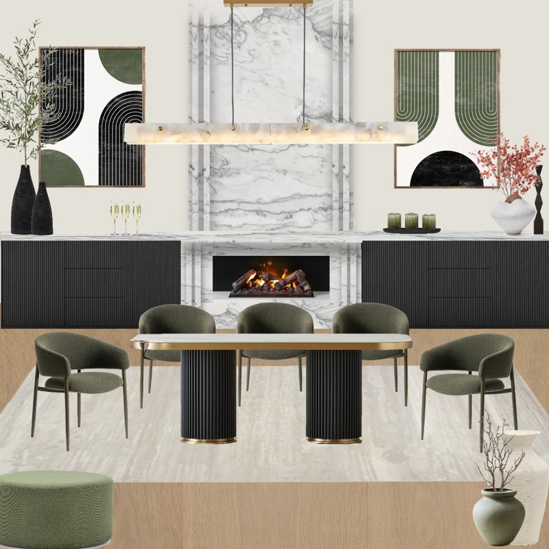 Heritage Hills - Green Dining Mood Board by Carley & Co. Design on Style Sourcebook