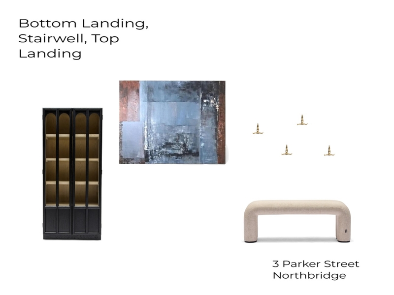 3 Parker Street, Northbridge- Bottom Landing, Stairwell, Top Landing Mood Board by jane@horgans.com.au on Style Sourcebook